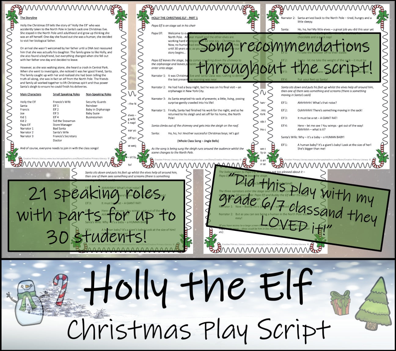 Christmas Play Script - Holly the Christmas Elf