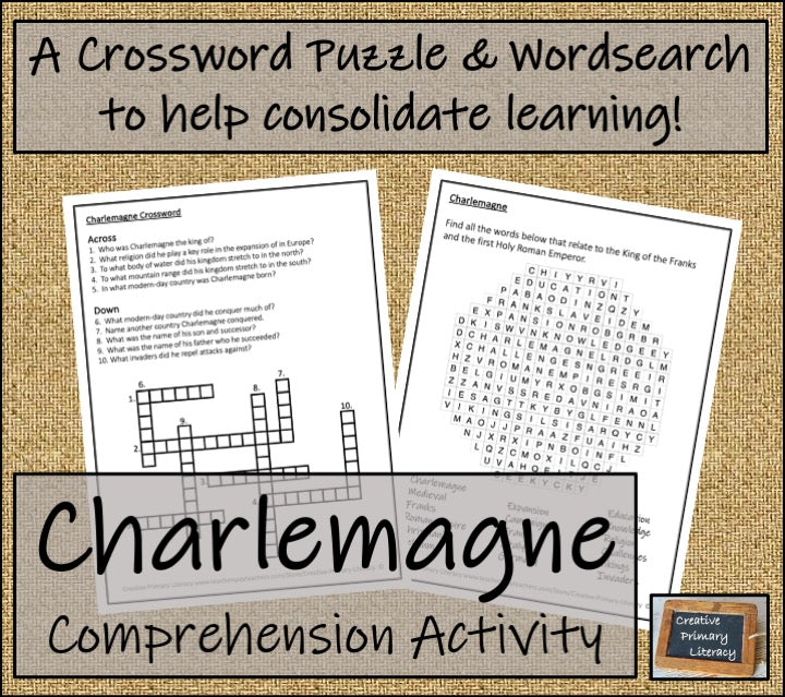 Charlemagne Biography Writing Unit | 5th Grade & 6th Grade