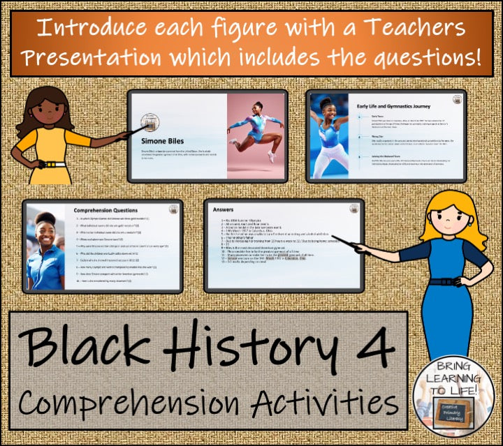 Black History Volume 4 Close Reading Comprehension Bundle | 5th & 6th Grade