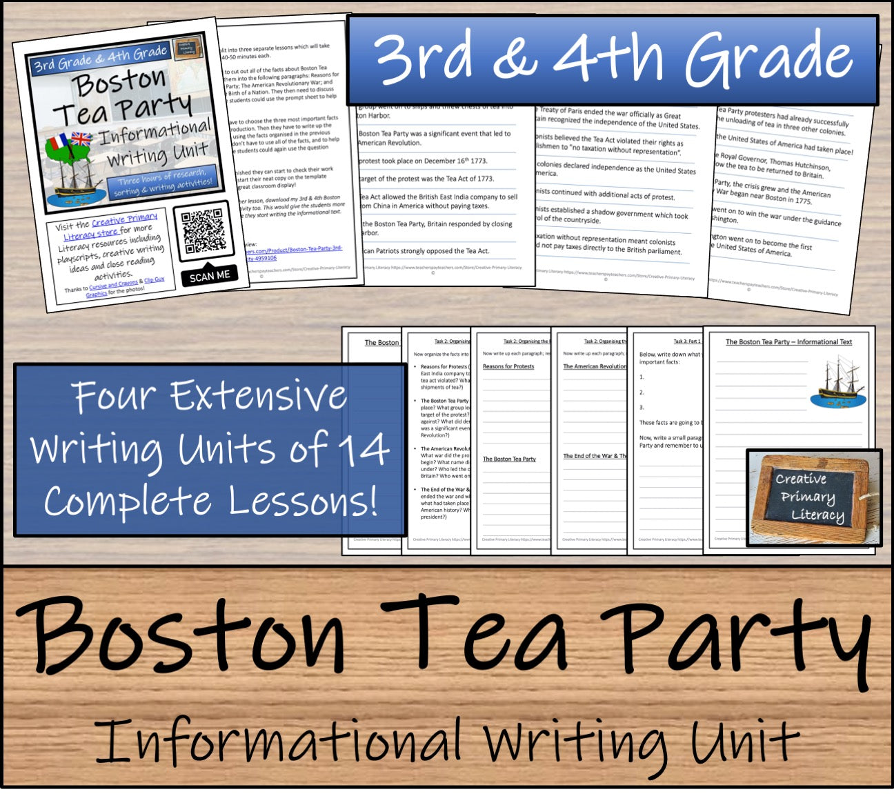 Emergency Sub Plans | American Revolutionary War Bundle | 3rd Grade & 4th Grade