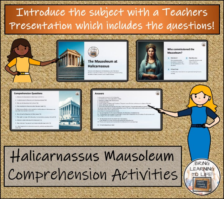 Mausoleum at Halicarnassus Close Reading Activities | 5th Grade & 6th Grade