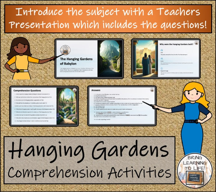 Hanging Gardens of Babylon Close Reading Activities | 5th & 6th Grade