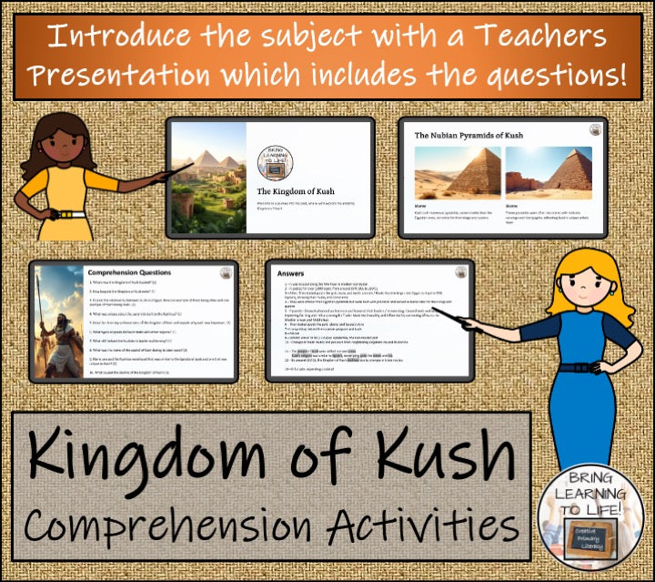 Kingdom of Kush Close Reading Comprehension Activities | 5th Grade & 6th Grade