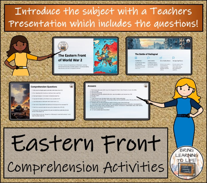 Eastern Front of World War II Close Reading Comprehension | 5th & 6th Grade