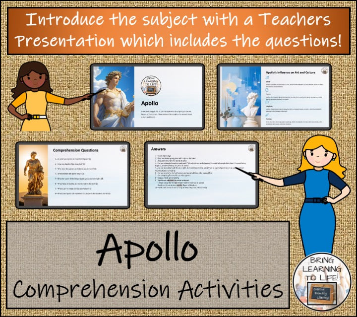 Apollo Close Reading Comprehension Activities | 3rd Grade & 4th Grade