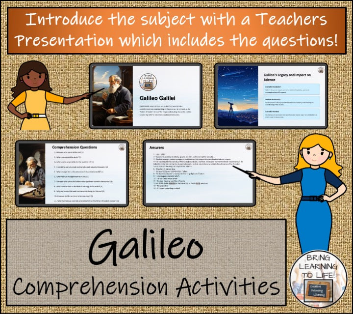 Galileo Close Reading Comprehension Activities | 5th Grade & 6th Grade