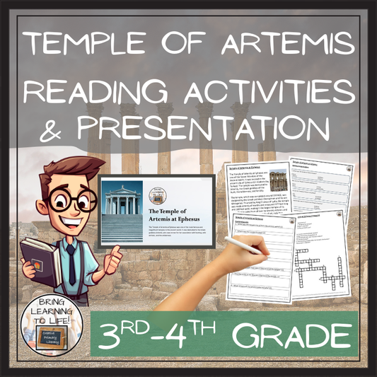 Temple of Artemis at Ephesus Close Reading Activities | 3rd Grade & 4th Grade
